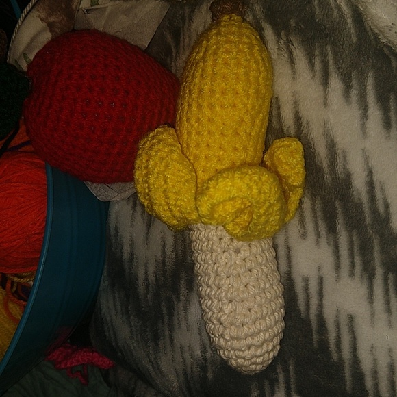 Handcrafted Three Crochet Fruits - Picture 3 of 7